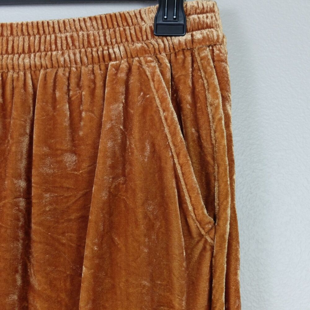 Madewell Women's Track Trousers in Velvet Vintage Gold Size Medium - Picture 5 of 15